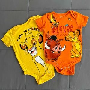 New!! Disney Lion King Onesies 18M